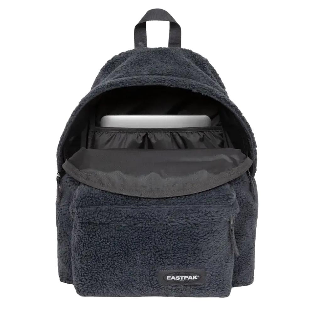 Eastpak Padded Pak'r Unisex Grey Sherpa Backpack Photo of the Espace des Marques %store% store - view of %key%