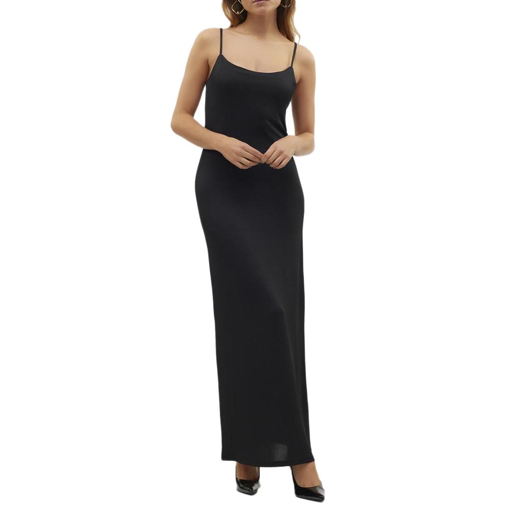 Schwarzes figurbetontes Kleid für Frauen Vero Moda Kanva Ankle günstig