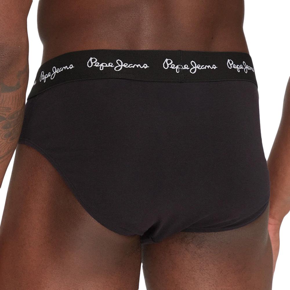 x3 Negro Hombre Pepe Jeans Calzoncillos PMU ver 3