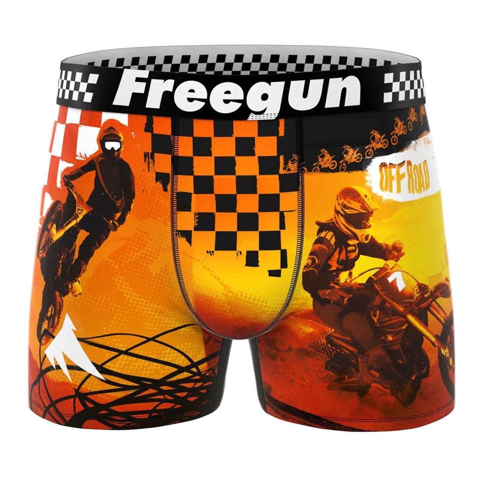 Boxer masculino negro/amarillo Freegun Cross barato