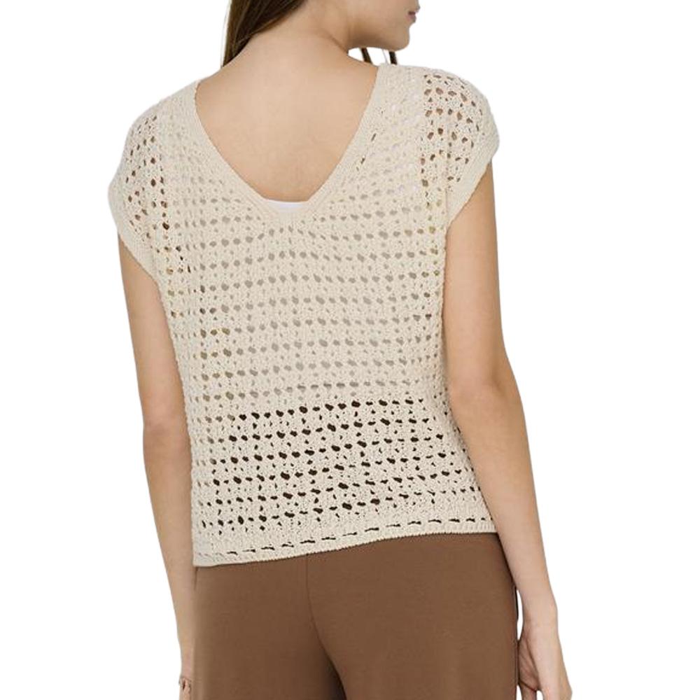 JDY Ellis Reversible Beige Women’s Jumper Photo of the Espace des Marques %store% store - view of %key%