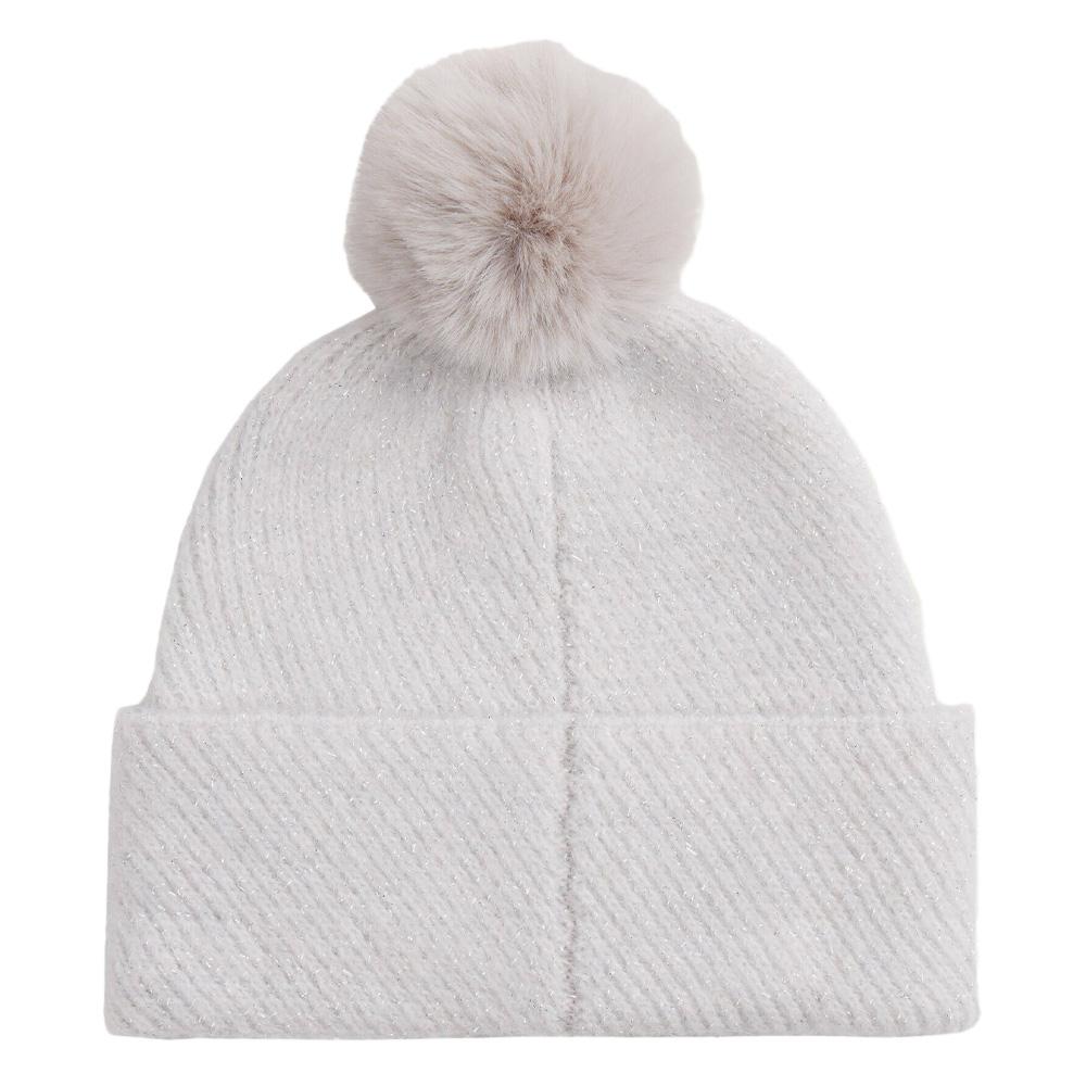 Bonnet Gris Femme Tommy Hilfiger Th Pom Pom vue 2
