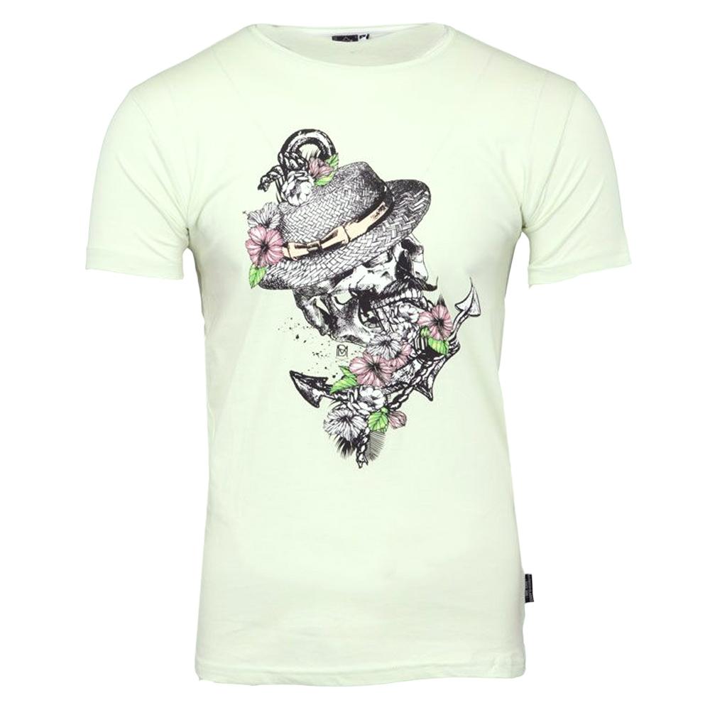 Men's pale green T-shirt La Maison Blaggio Tete affordable