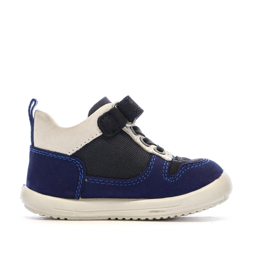 Baskets Hautes Marine Garçon Kickers Bottillon ver 2