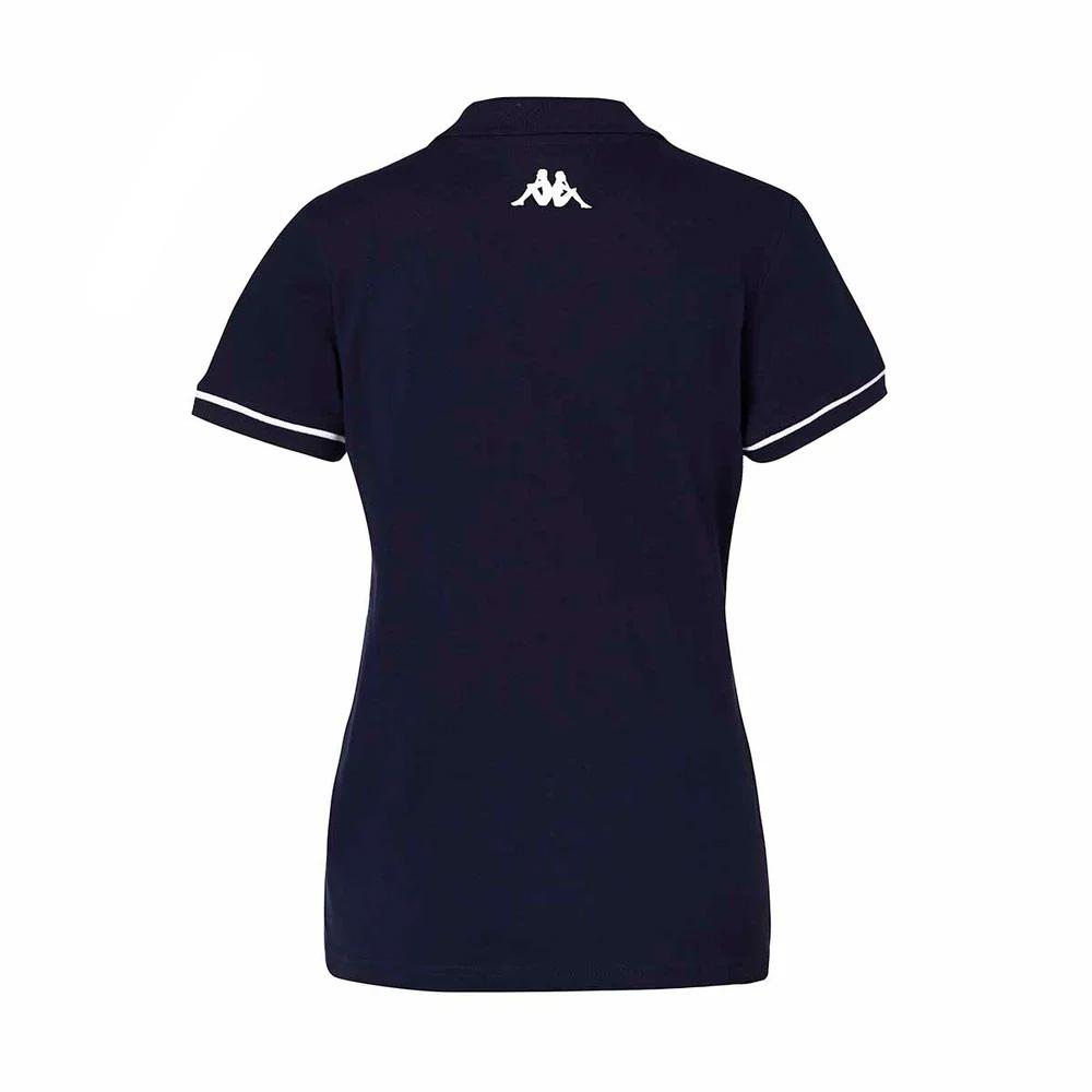 Polo de mujer azul marino Kappa Barla ver 2