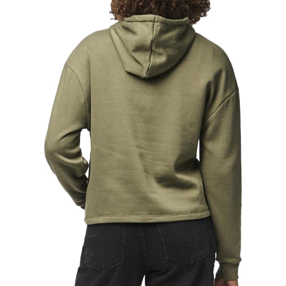 Sudadera Mujer Verde Bosque Pieces Pcchilli ver 2