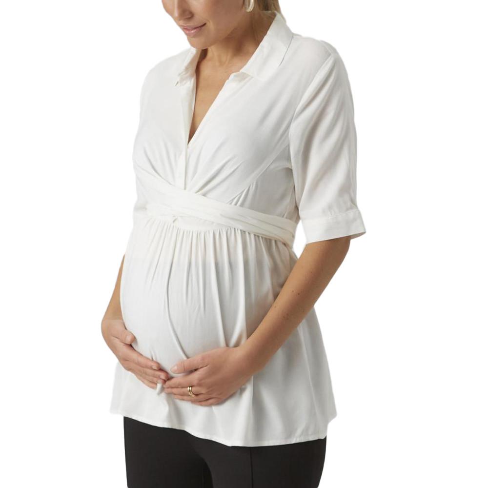 Mamalicious Leline Women's White Blouse affordable