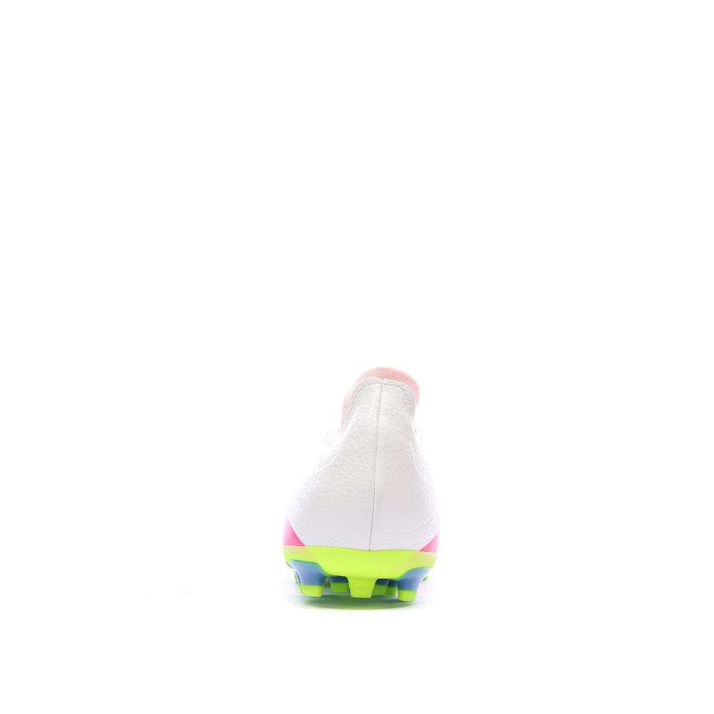 Chaussures de Foot Blanc/Rose Adidas Predator League 2G/3G vue 3