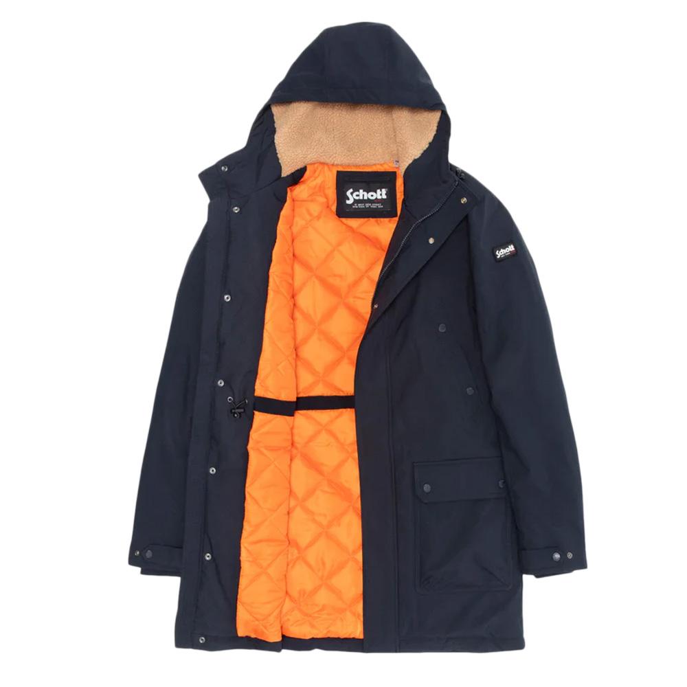 Parkas Marine Homme Schott Parka Fixe Doublee Sherpa vue 3