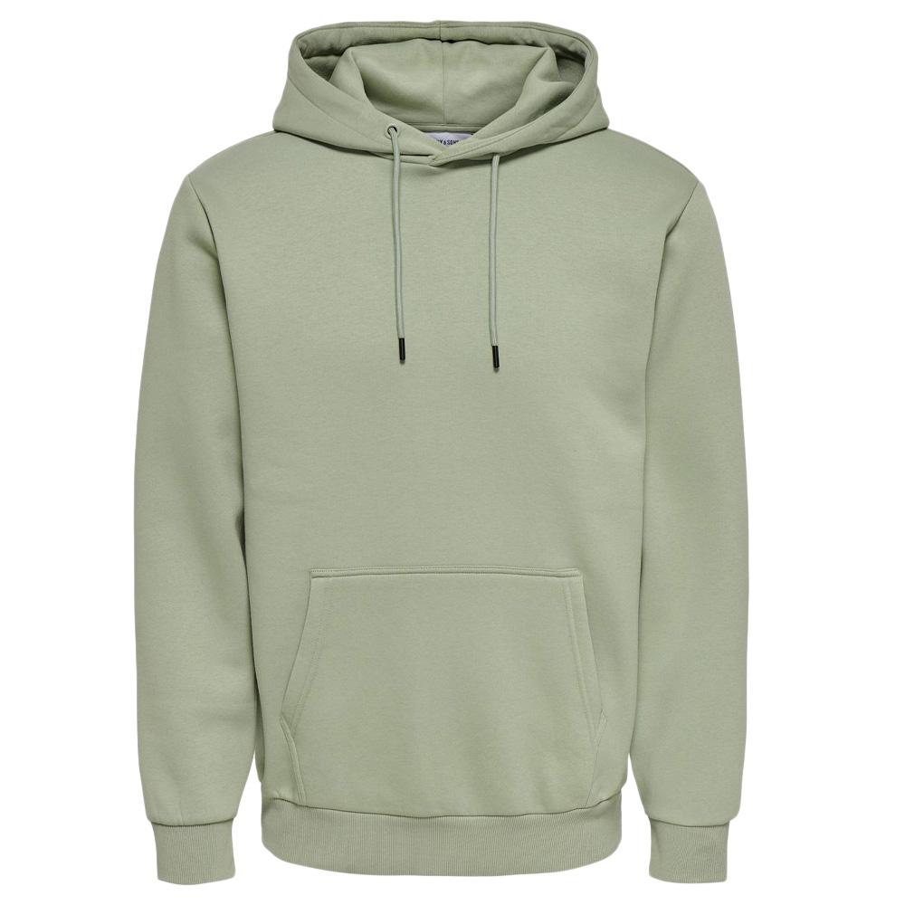 Herren Only &amp; Sons Ceres Kapuzenpullover Mittelgrün Ansicht 3