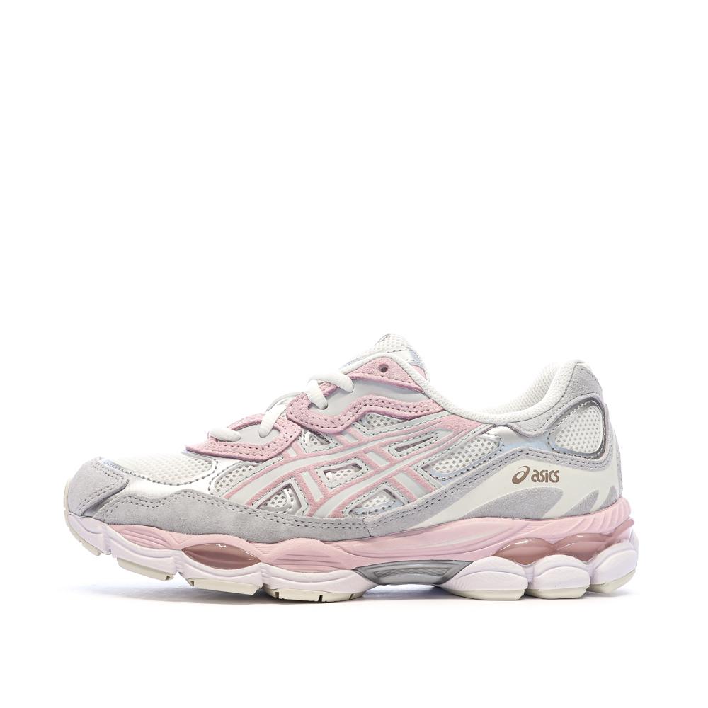 Zapatillas blancas/rosa para hombre Asics Gel-nyc barato