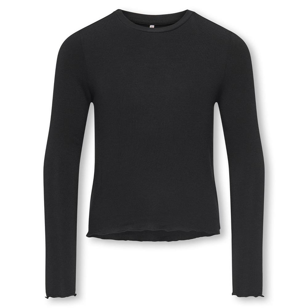 Camiseta negra de chica Kids ONLY Gamour barato