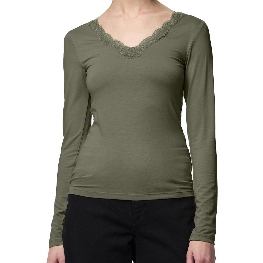 Camiseta Mujer Caqui Piezas Pcbarbera barato