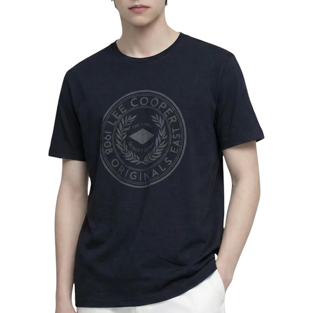T-Shirt Noir Homme Lee Cooper GLC2041 pas cher
