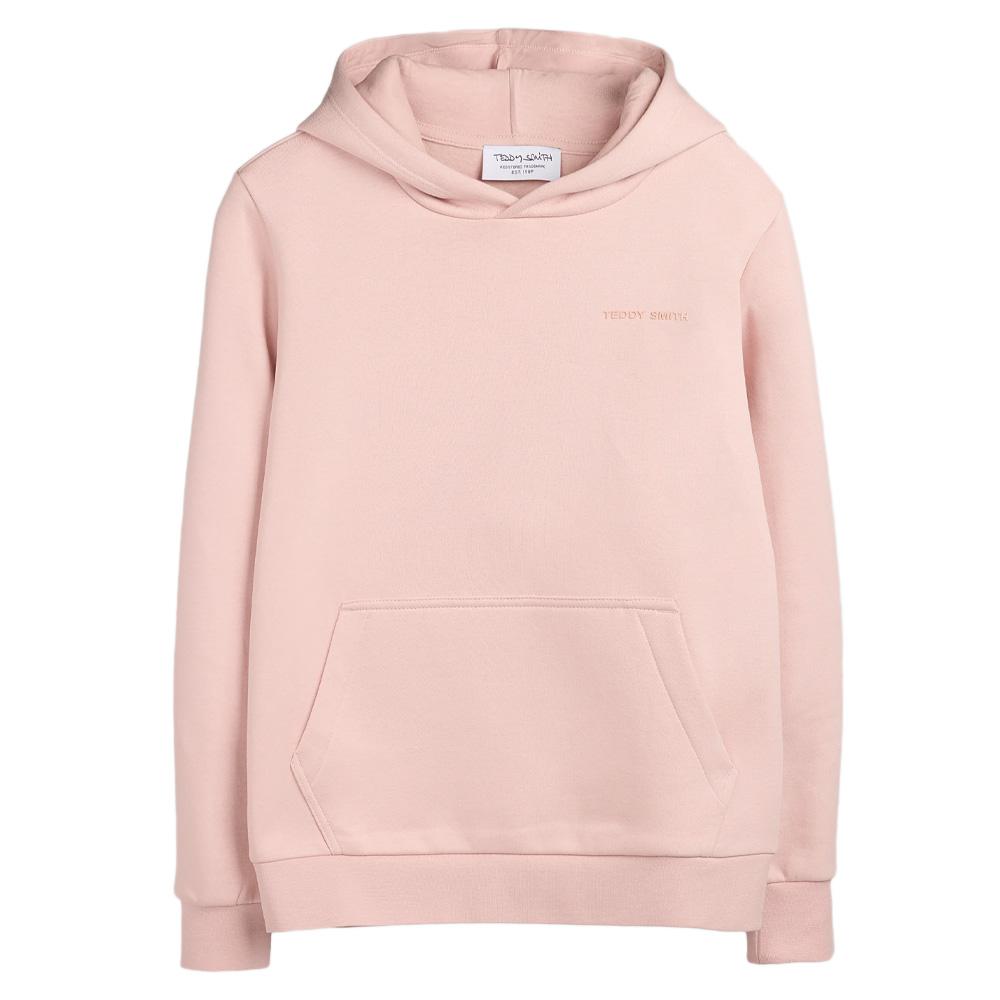 Rosa Sweatshirt für Jungen Teddy Smith Snark günstig