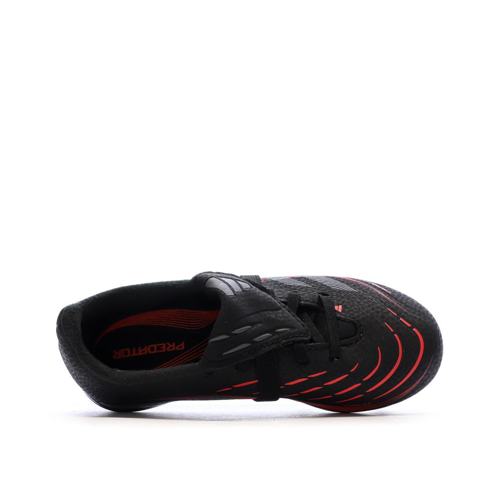 Chaussures de Foot Noires Junior Adidas Predator League FT SG vue 4