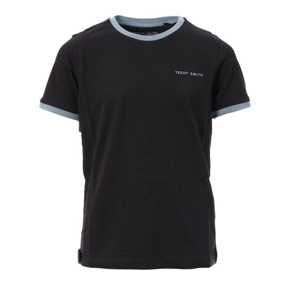 T-shirt Marine Garçon Teddy Smith 61007493D pas cher