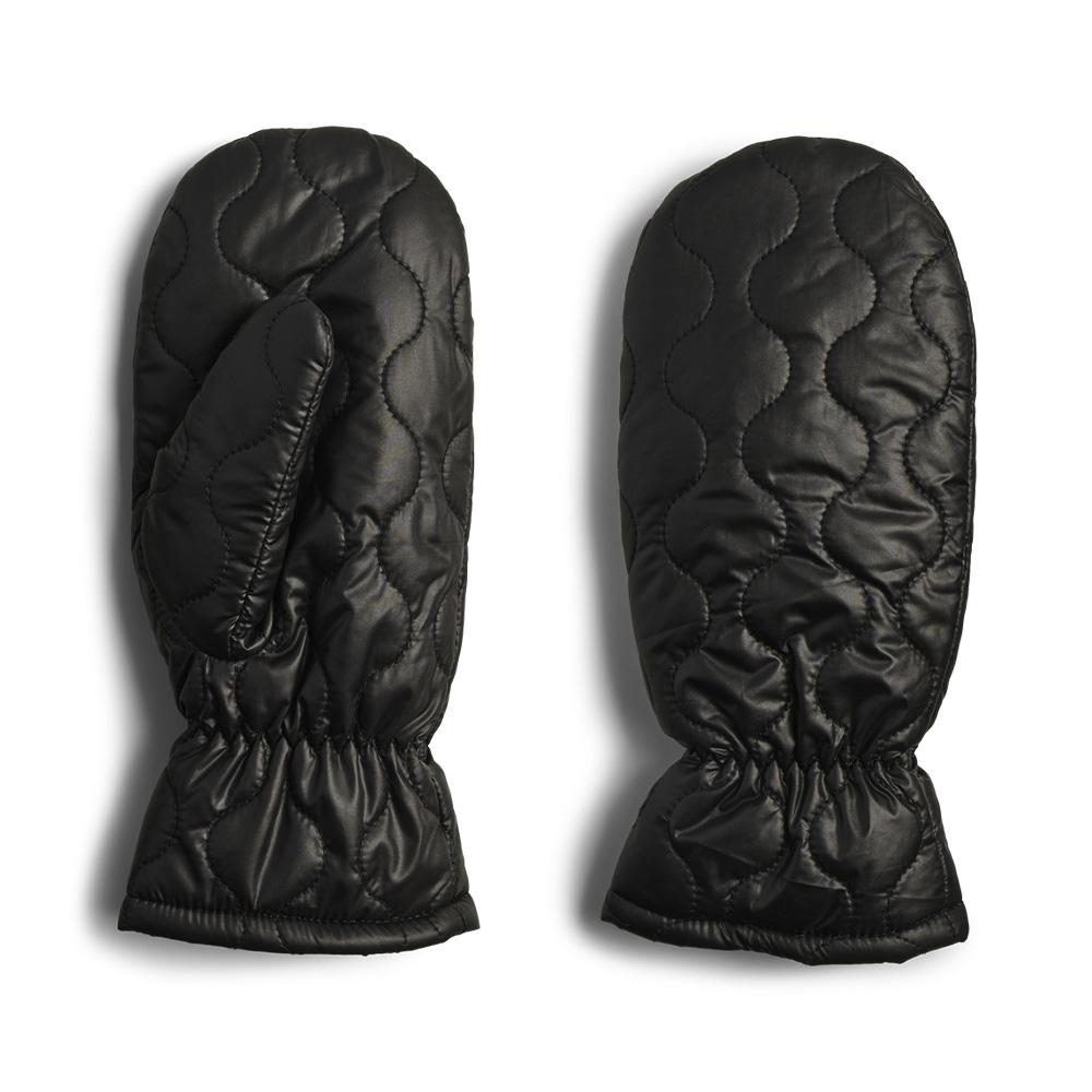 Moufles Noir Femme Pieces Mittens pas cher