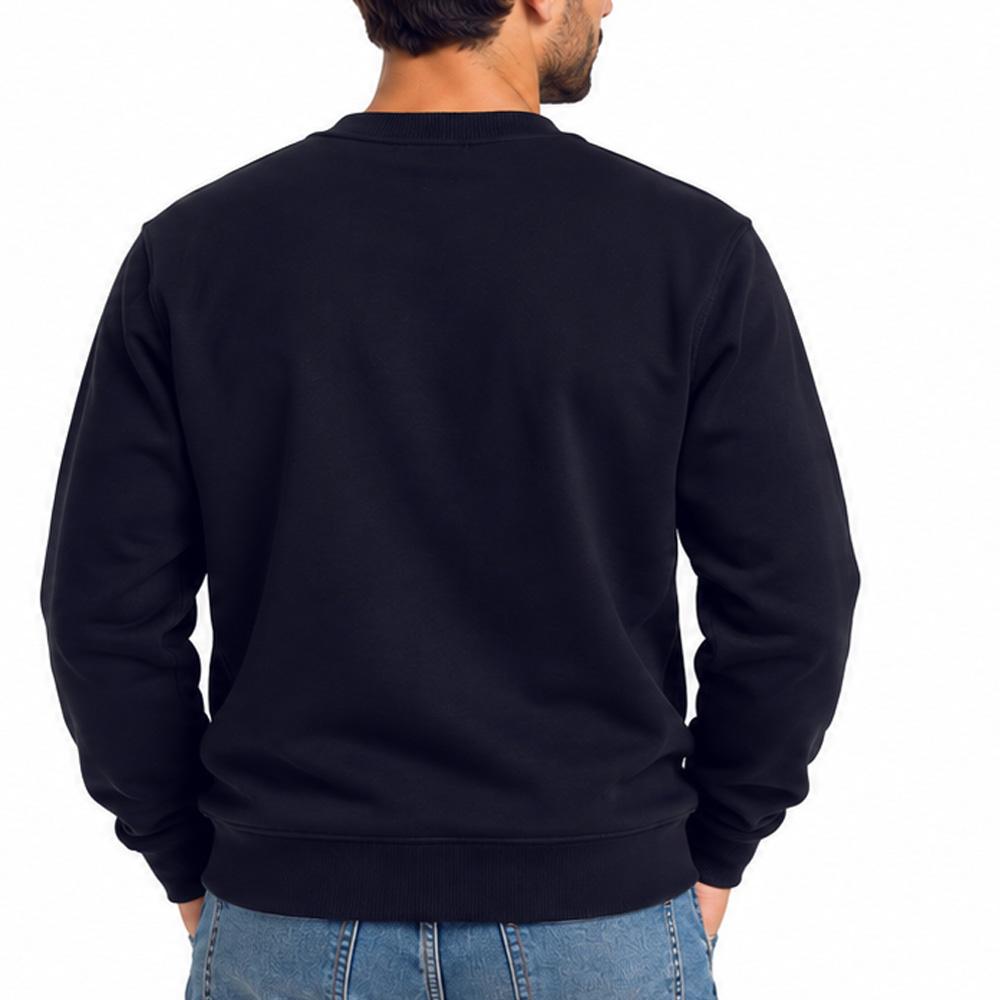 Sweat Marine/Bleu Homme Olympique de Marseille vue 2