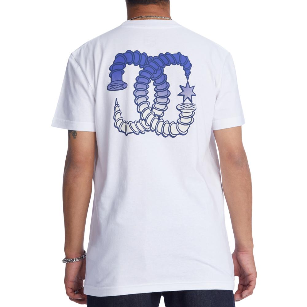 Weißes Herren-T-Shirt von DC Shoes „Star Screwed“ Ansicht 2