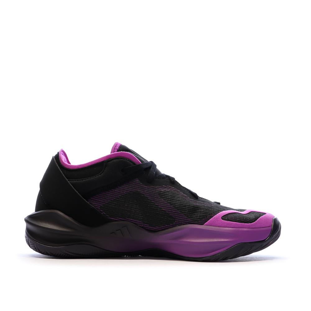 Negro/Morado Zapatillas Baloncesto Hombre Adidas Adizero ver 2