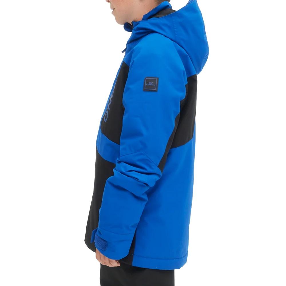 Blau/schwarze Skijacke für Jungen von O'Neill Jacksaw Ansicht 2