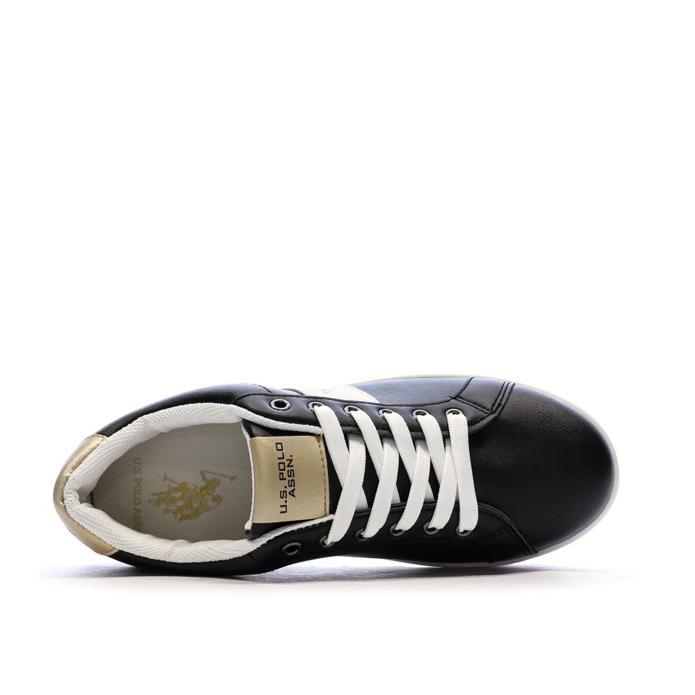 Schwarz/Goldene Sneakers Women US Polo ASSN For Everyday Ansicht 4