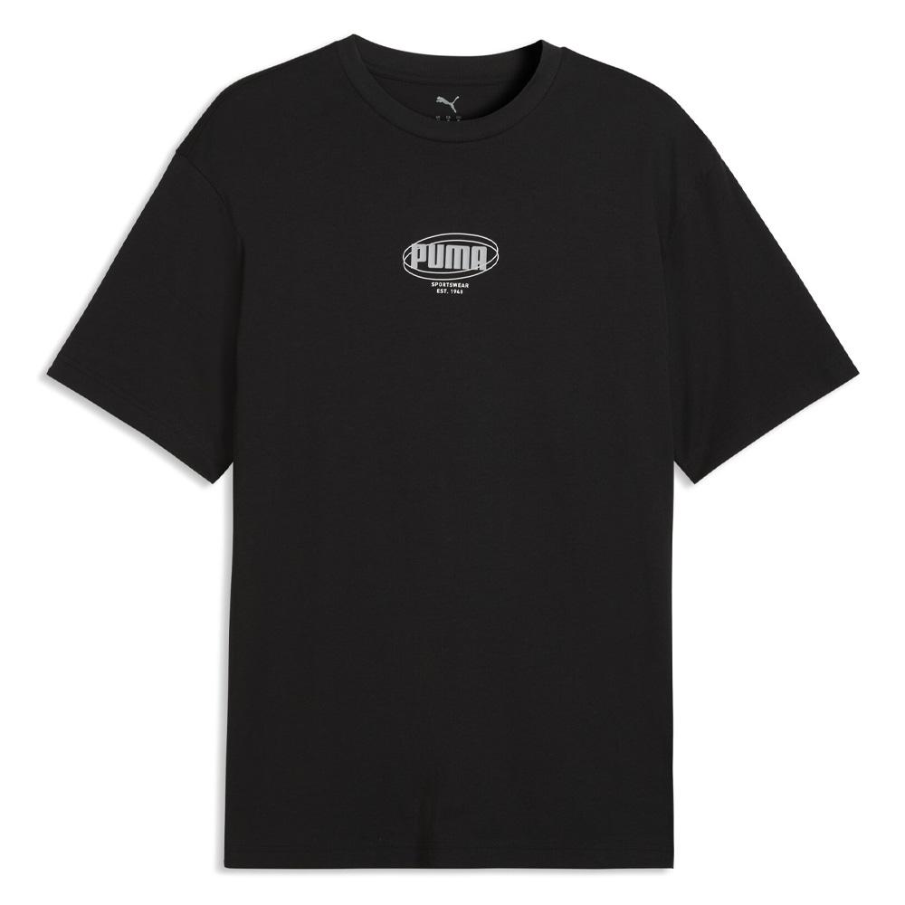 T-Shirt Noir Homme Puma Relaxed pas cher