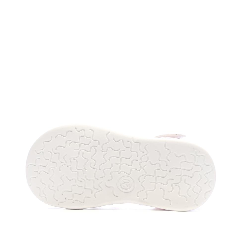 Sandalias blancas/rosas para niña de Lulu Castagnette, modelo Lorya ver 5