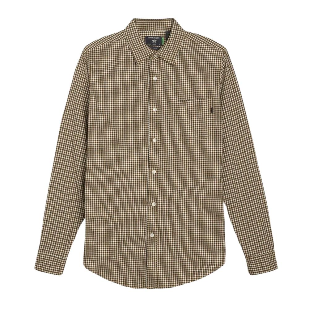 Dockers Camisa Marrón Estampada Hombre Tejida ver 2