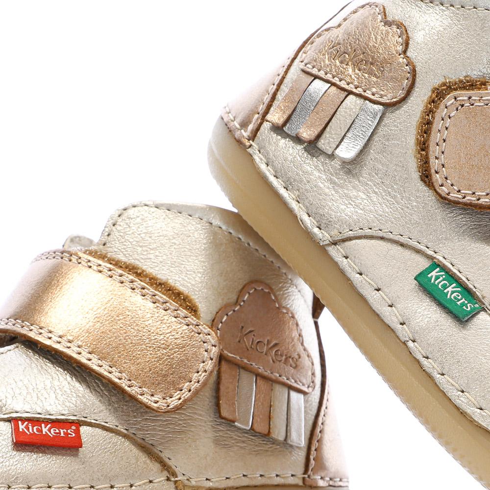 Bottines Dorées Bébé Kickers Sabio vue 7