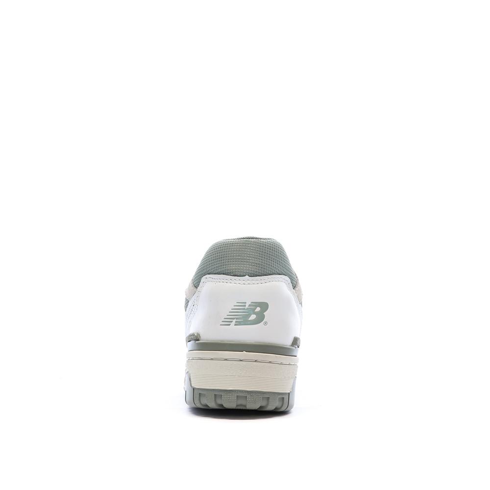 Baskets Blanches/Grises Femme New Balance Bb550 vue 3