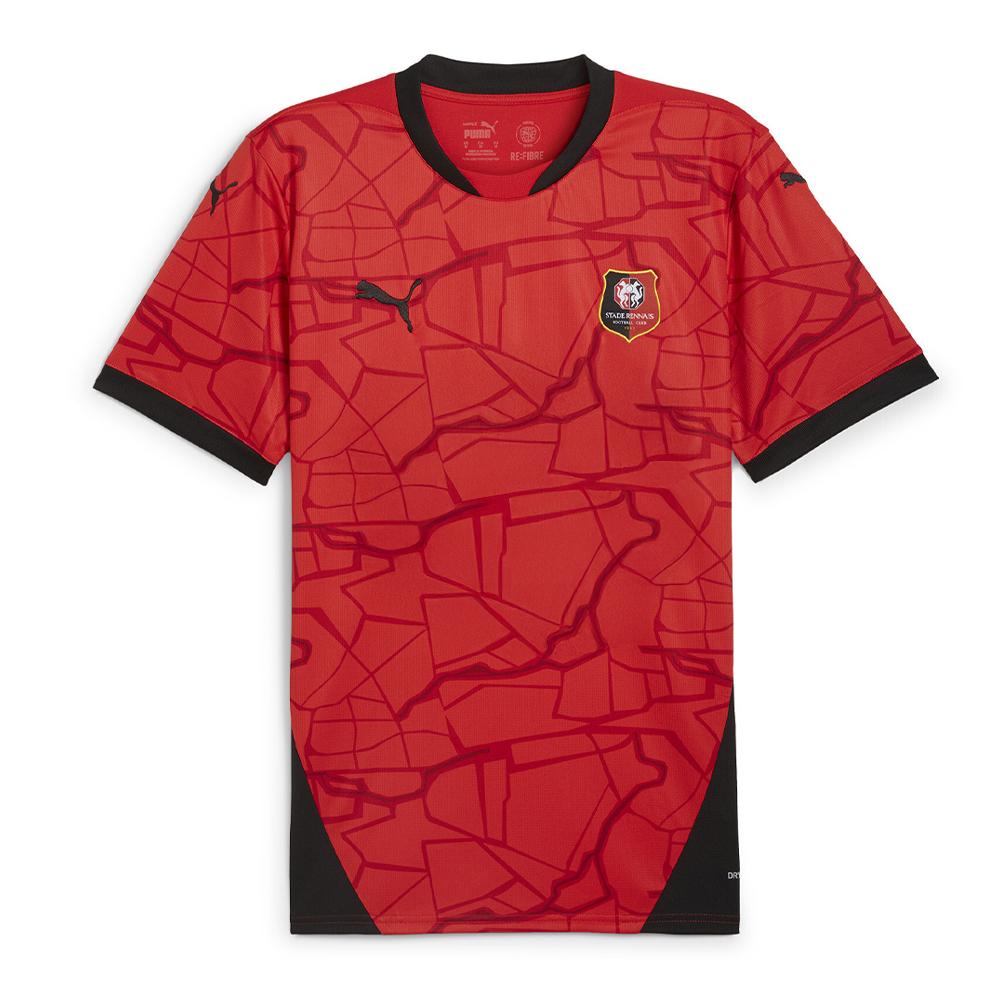 Stade Rennais Home Replica Jersey Red Men's Puma 2024/2025 affordable
