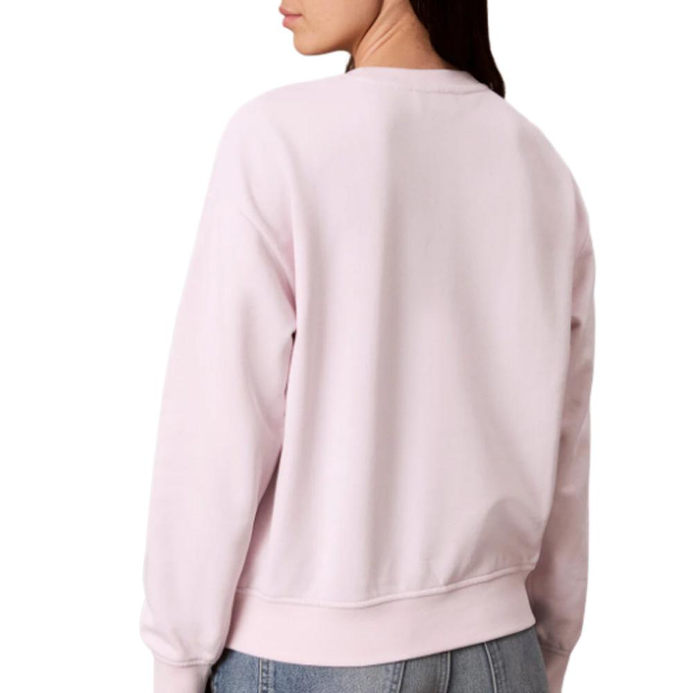 Rosa Damen-Sweatshirt Calvin Klein Jeans Monogram Ansicht 2