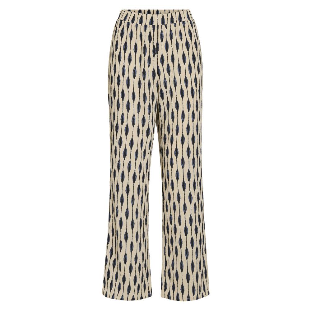 Vila Viadda Women’s Beige/Blue Trousers affordable