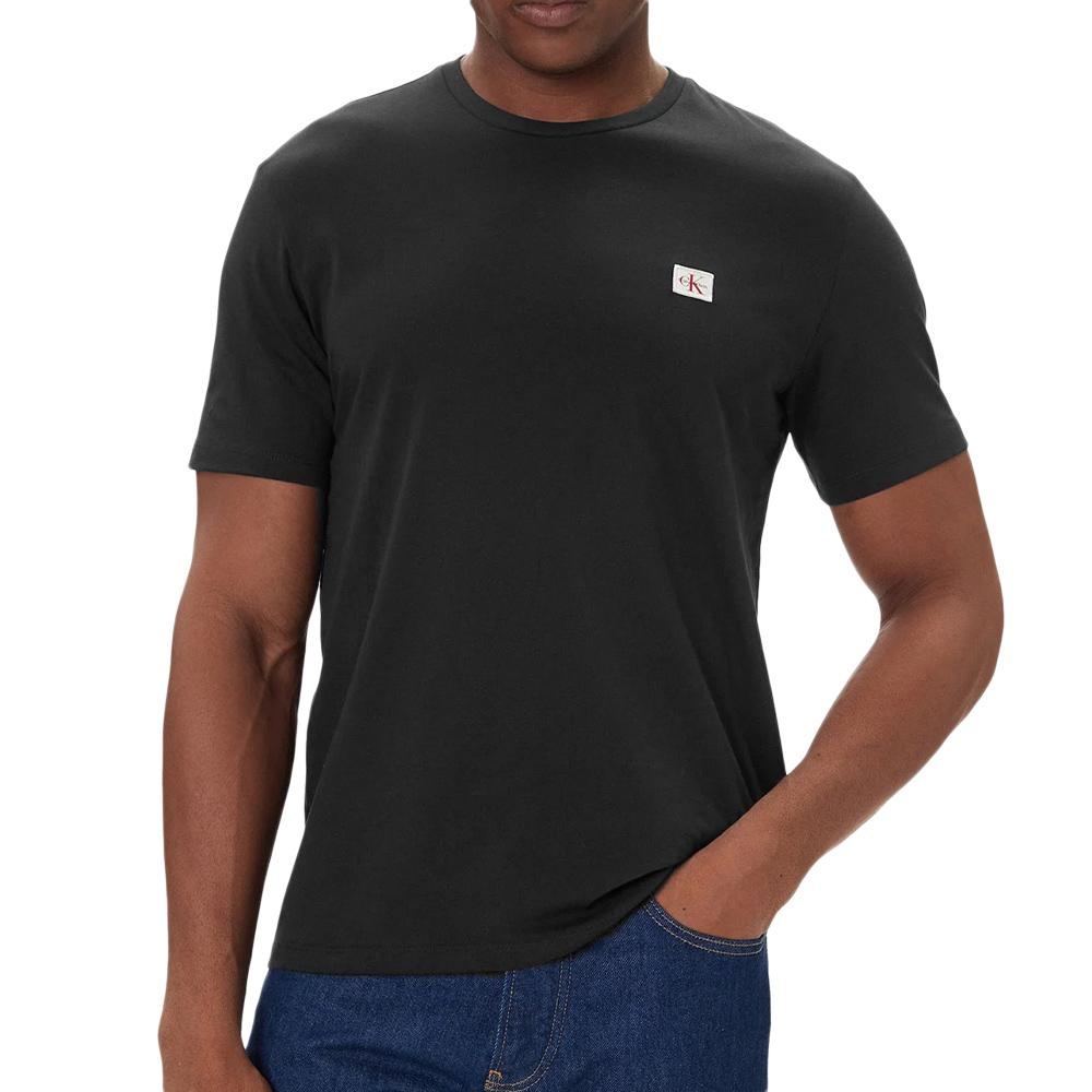 X2 T-Shirts Blanc/Noir Homme Calvin Klein Woven Label vue 2
