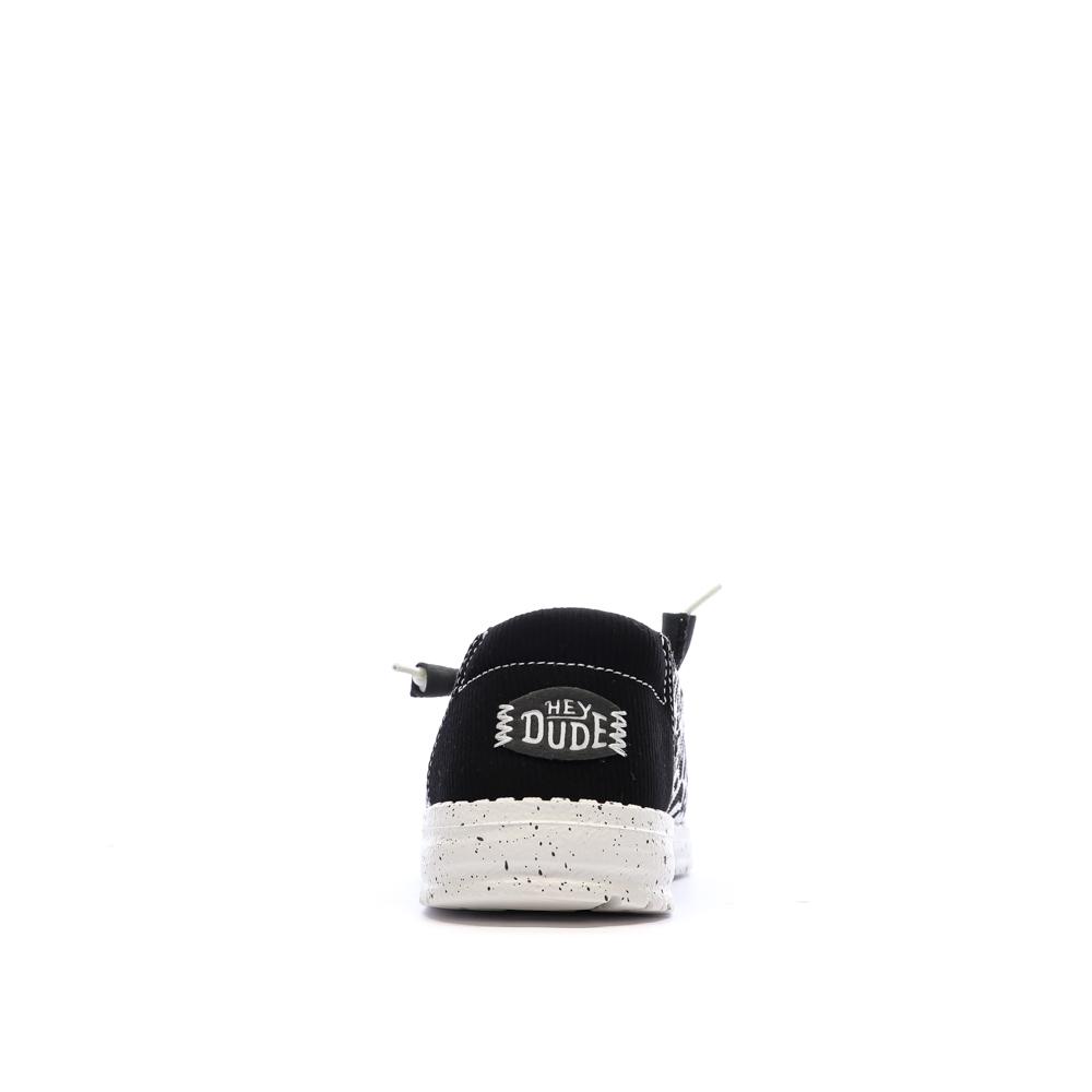 Hey Dude Blackgrey Women’s Black/White Shoes Photo of the Espace des Marques %store% store - view of %key%