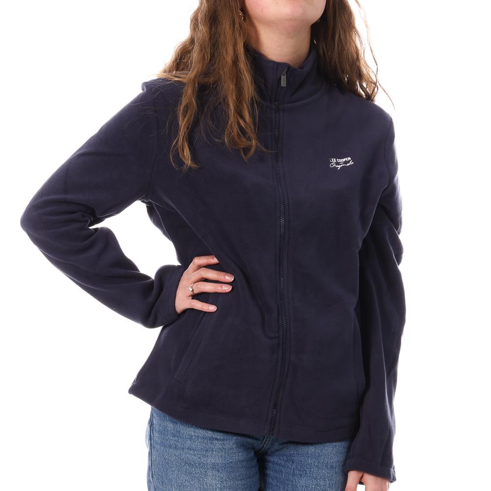 Forro polar con cremallera Lee Cooper Ozaya para mujer, azul marino barato