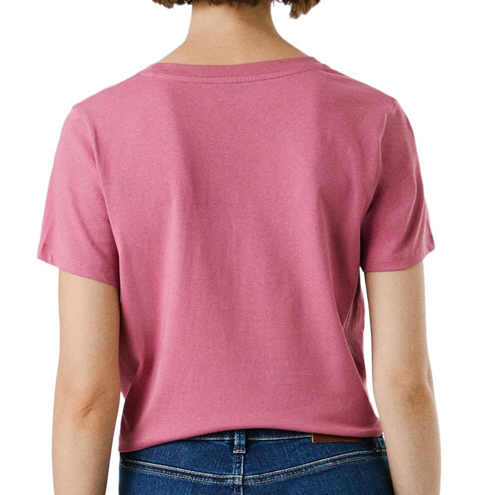 T-Shirt Rot Frau Pepe jeansNew Virginia Ansicht 2