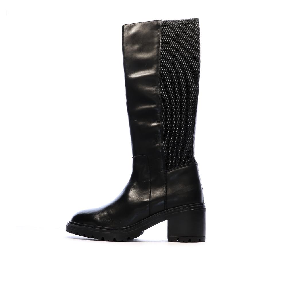 Bottes Noir Femme Geox Damiana pas cher