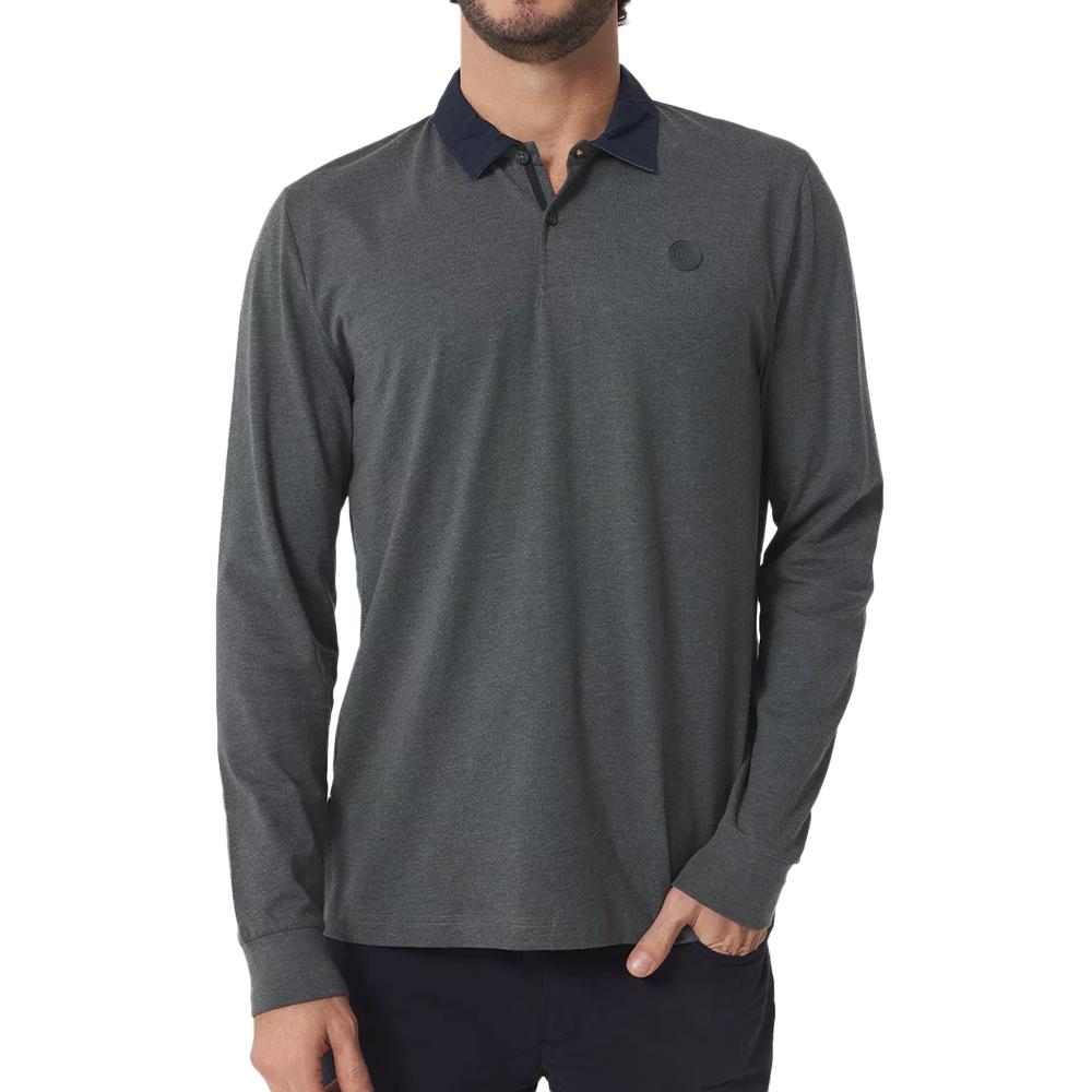 Polo Manches Longues Grises Homme TBS PEKANPOL barato