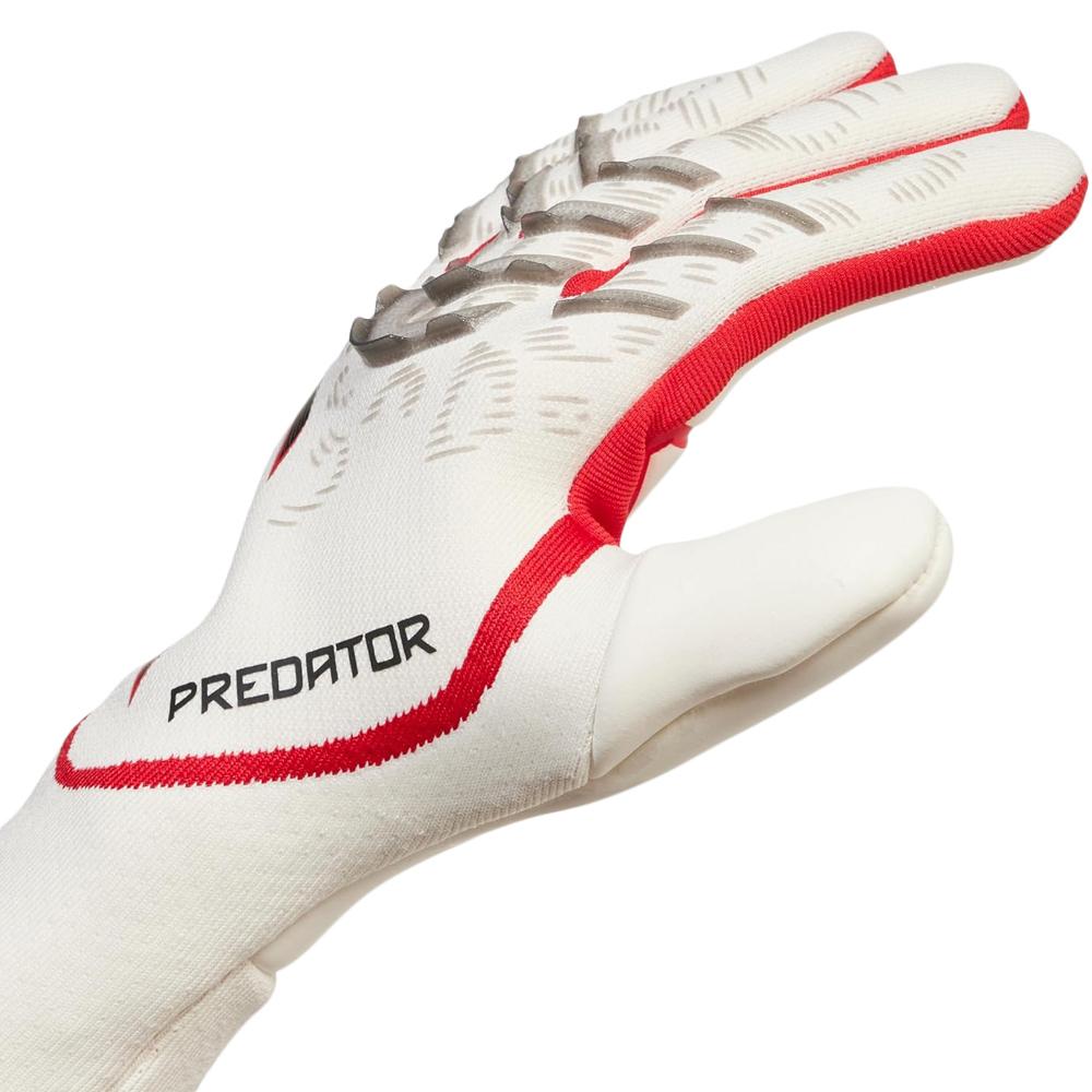Adidas Predator Gl Pro White/Red Goalkeeper Gloves Photo of the Espace des Marques %store% store - view of %key%