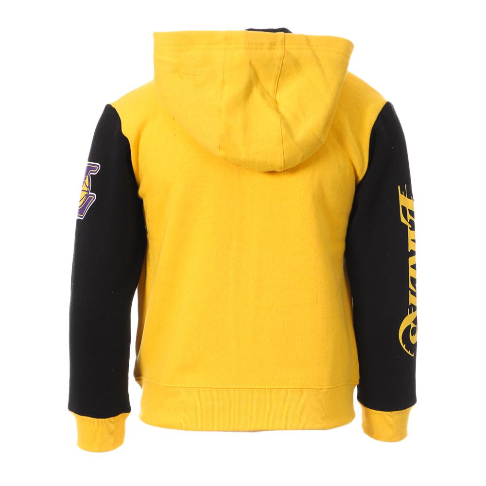 Los Angeles Lakers NBA Boy's Yellow/Purple Zip Sweat Top Photo of the Espace des Marques %store% store - view of %key%