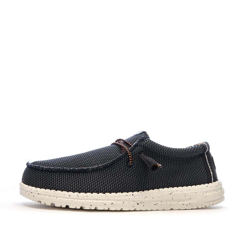 Hey Dude Wally Sox Pine Blue Men's Shoes affordable