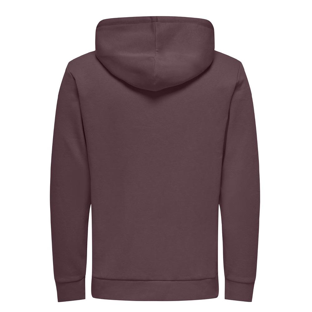 Herren-Kapuzenpullover „Prune“ von Only & Sons Hood Ansicht 2