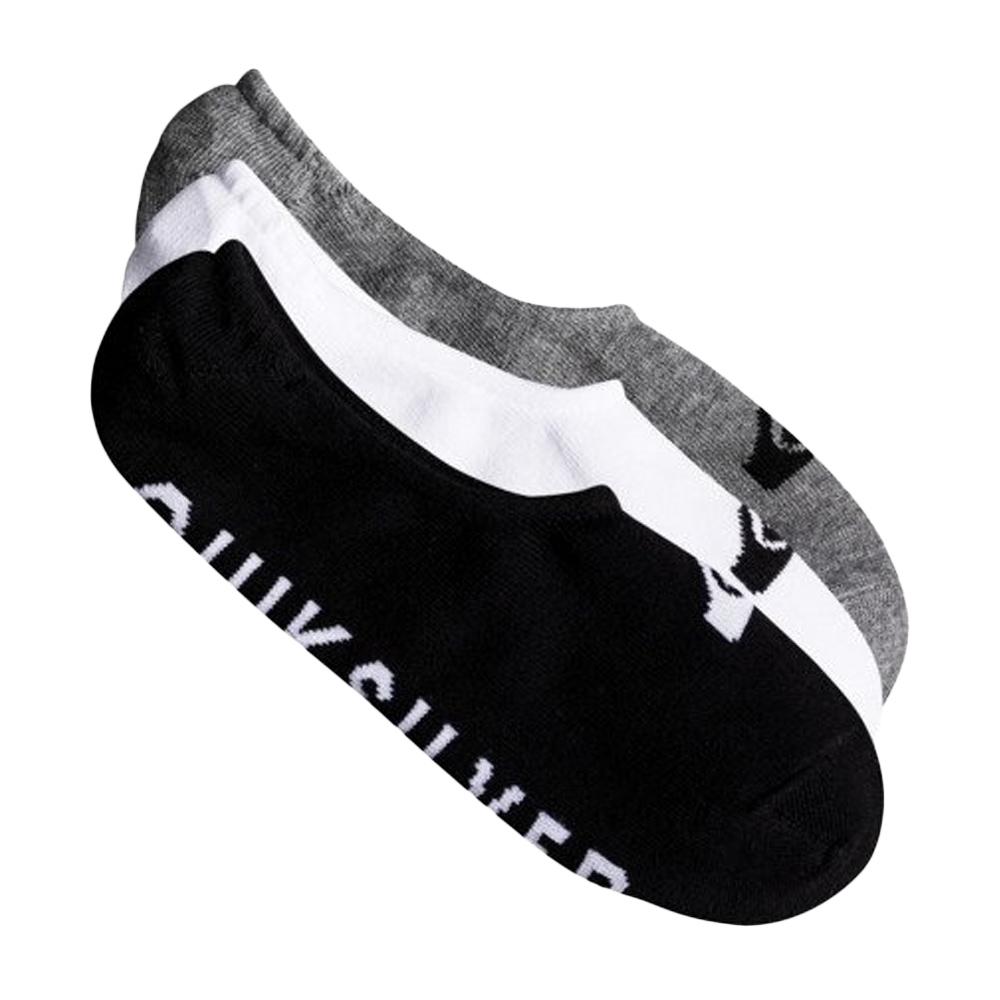 3 Paar Socken in Weiß/Grau/Schwarz für Herren von Quiksilver – 3linerpack günstig