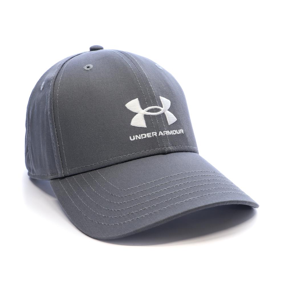 Gorra gris/blanca para hombre Under Armour Essential ver 2