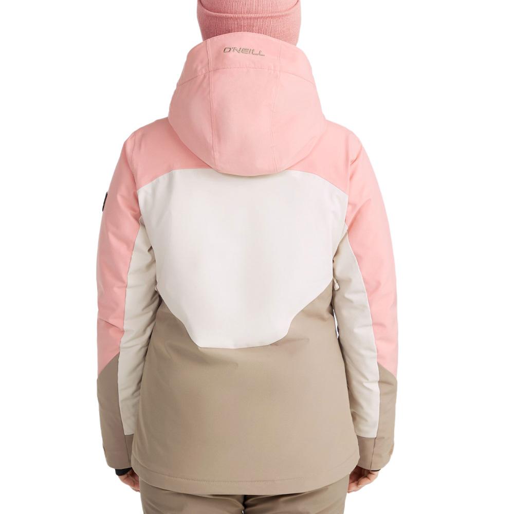 Veste de ski Rose/Taupe/Blanc Femme O'Neill Carbonite vue 3
