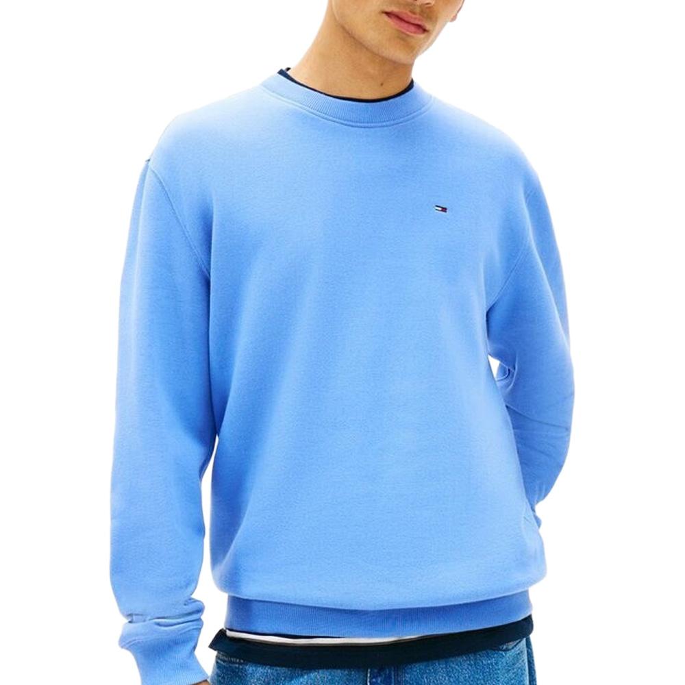 Blaues Herren-Sweatshirt „Reg Flag Crews“ von Tommy Hilfiger günstig