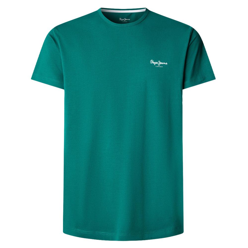 Camiseta verde para hombre Pepe Jeans Original Basic ver 3